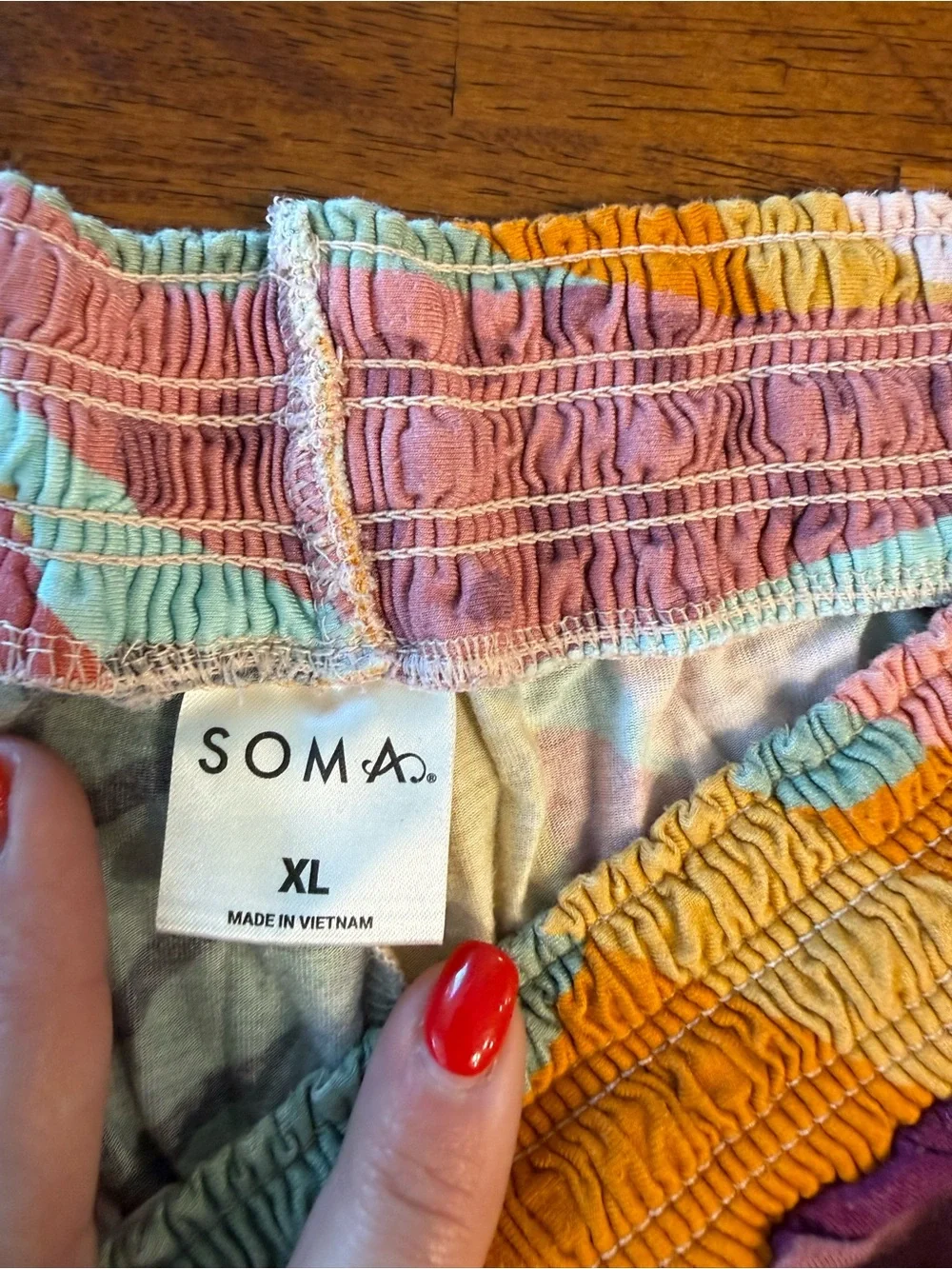 Soma pants smocked